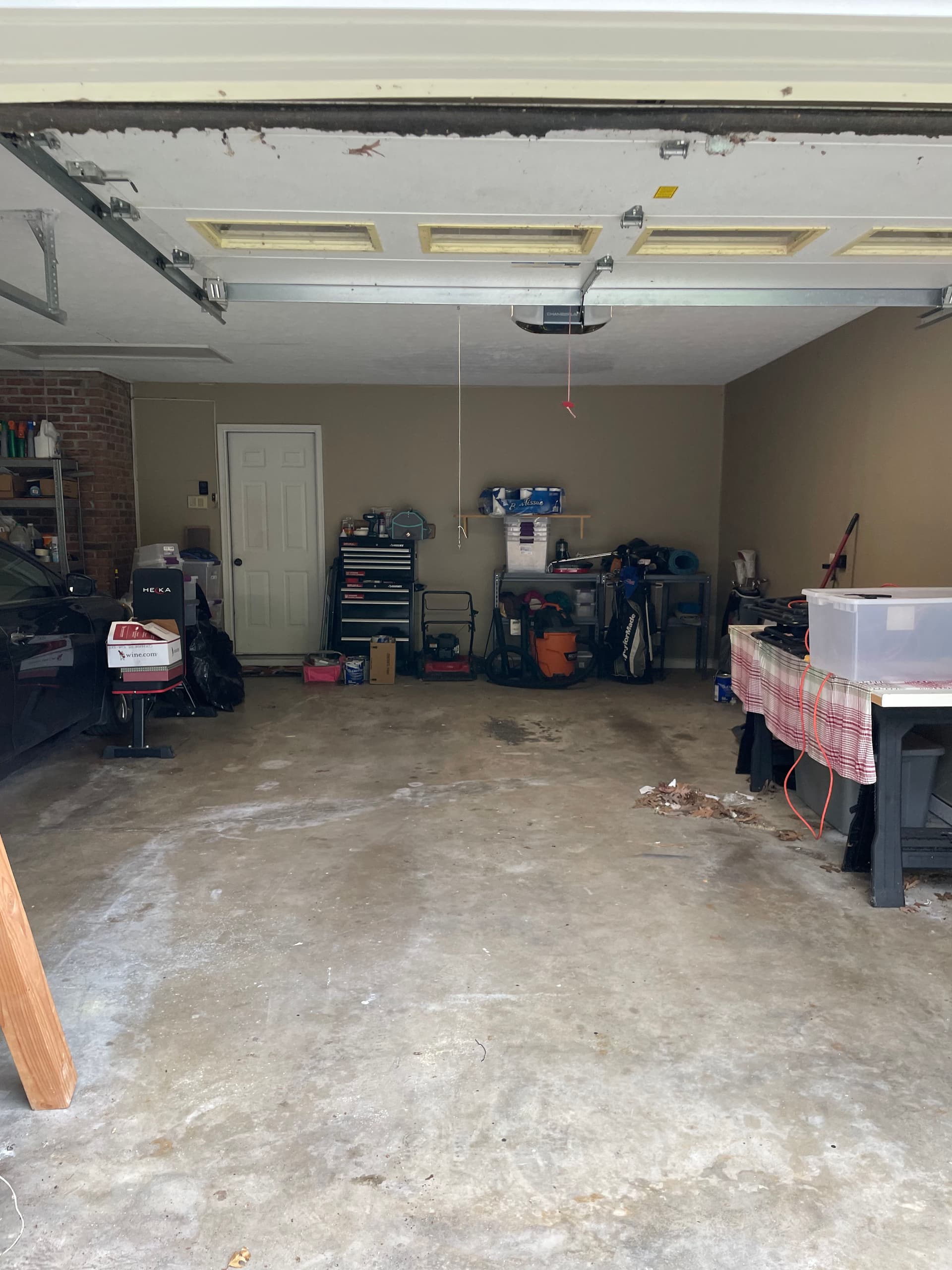 Gallery photos for Garage Cleanout That Finally Made Room for the Car: Image #1