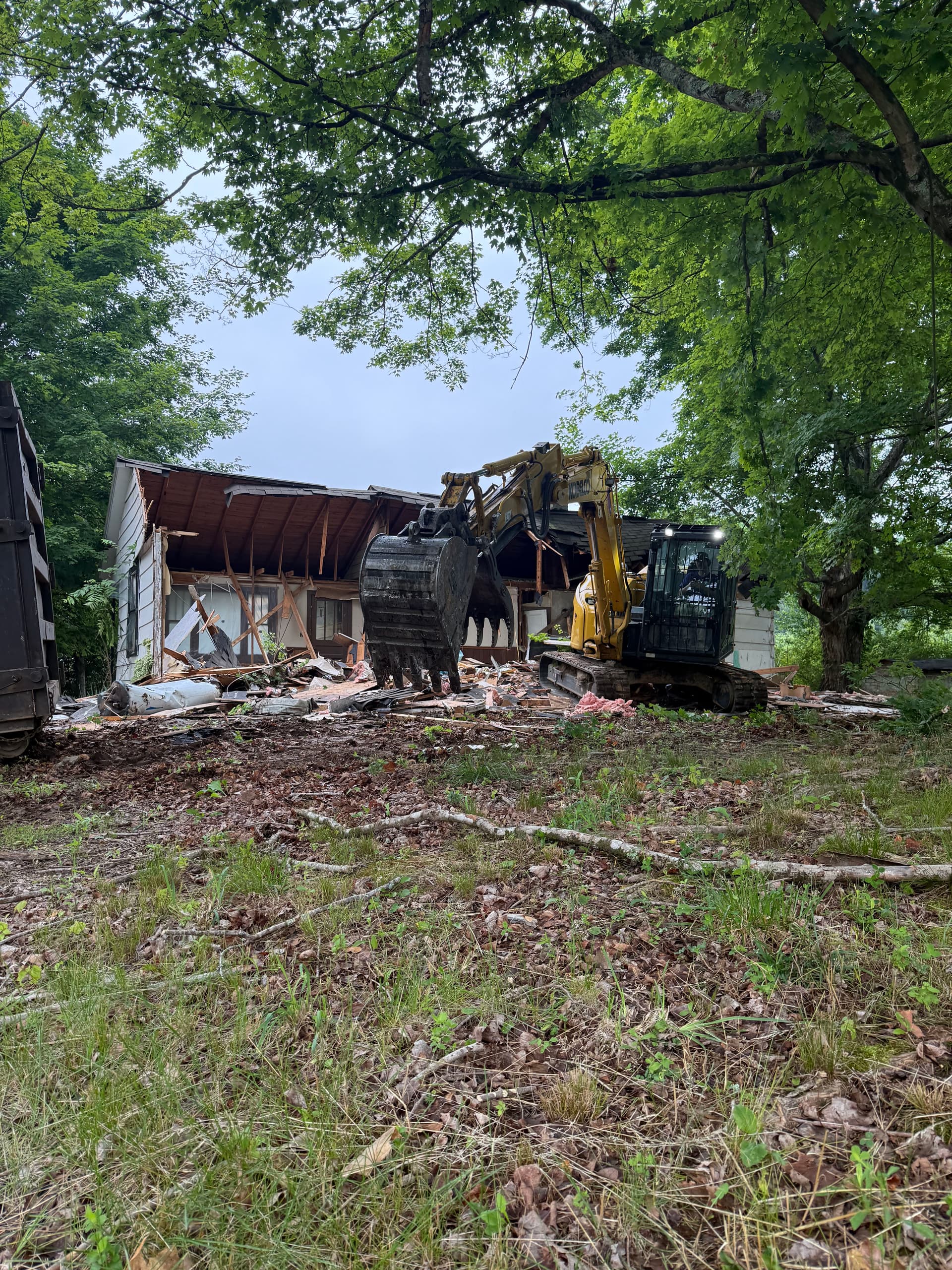 Heavy Equipment House Demolition Done Right image